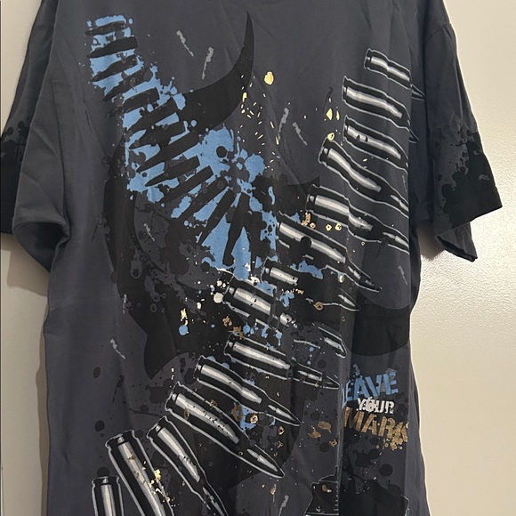 Gray Graphic Men's Shirt - Picture 1 of 4
